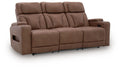 Divano reclinabile elettrico Point Clear Caramel / Poggiatesta regolabile