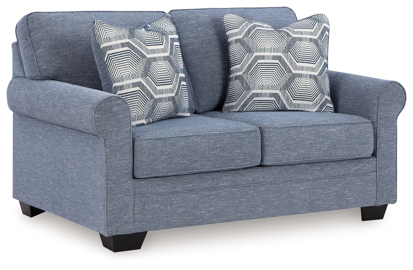 Divanetto in denim Carissa Manor