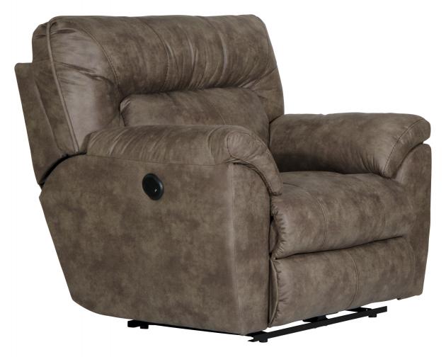 Poltrona reclinabile elettrica Hollins Coffee