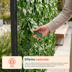 Siepe Artificiale (1x3m) Frangivista e Oscurante per Recinzioni e Balcone