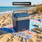 Borsa Frigo Elettrica 24L Caldo/Freddo – Raffredda fino a 18°C sotto la temperatura ambiente e scalda fino a 65°C (40/50W)