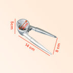 Schiaccianoci in alluminio ergonomico con molla integrata resistente