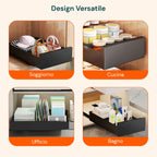 Cassetto universale estraibile 25x43 cm in acciaio - Portata 10kg