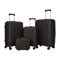 Set 3 Trolley Rigidi da Viaggio + Beauty Case con 4 Ruote Multidirezionali (56-66-76 cm)