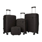 Set 3 Trolley Rigidi da Viaggio + Beauty Case con 4 Ruote Multidirezionali (56-66-76 cm)