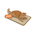 Tappetino Tiragraffi per Gatti 50x30cm in Sisal Naturale e Cotone PP – Fondo Antiscivolo in Lattice con Adesivi