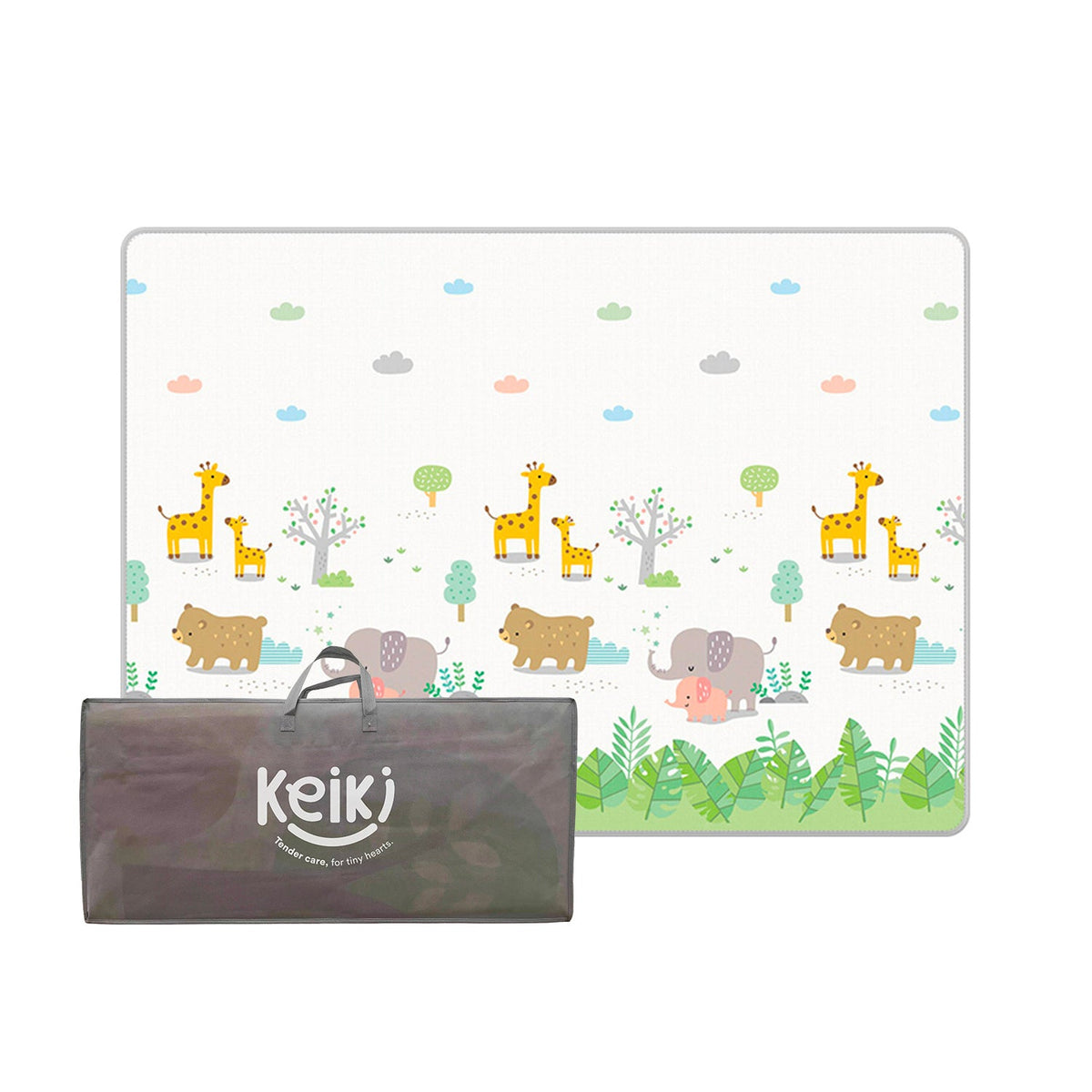 Tappetino da Gioco per Bambini Pieghevole 180x150 cm in XPE - Morbido e Impermeabile con Borsa Inclusa