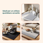 Scolapiatti in Poliestere e Spugna – Set 2 Tappetini Assorbenti per Casa e Cucina