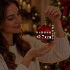 Set 16 Palline di Natale Infrangibili 7 cm - 4 Finiture Assortite Lucide, Opache e Glitterate - Decorazioni Albero e Casa - Rosso, Oro, Argento