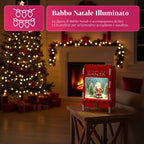 Cassetta Postale di Natale con Babbo Natale – LED, Musica e Effetto Neve