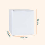Mini Frigo 45L Bianco da Tavolo – Temperatura Regolabile da 2° a 12°C