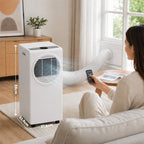 Condizionatore portatile 9000 BTU 3 in 1 in ABS con telecomando (Classe A R290), 950W + timer