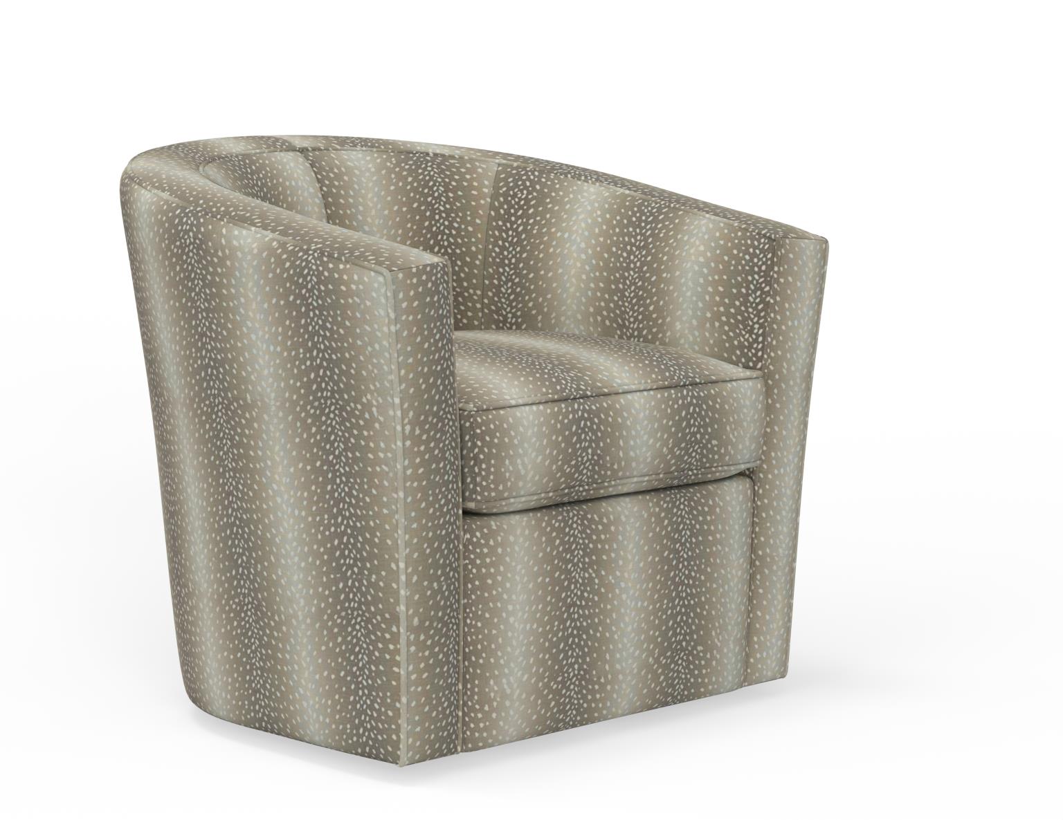 Poltrona con accenti in legno Tatum