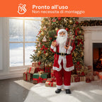 Decorazione natalizia Babbo Natale – Stile classico, perfetta per ingresso e soggiorno