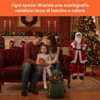 Decorazione natalizia Babbo Natale – Stile classico, perfetta per ingresso e soggiorno