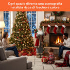 Decorazione natalizia Babbo Natale – Stile classico, perfetta per ingresso e soggiorno