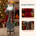 Decorazione natalizia Babbo Natale – Stile classico, perfetta per ingresso e soggiorno