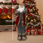 Decorazione natalizia Babbo Natale – Stile classico, perfetta per ingresso e soggiorno