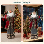 Decorazione natalizia Babbo Natale – Stile classico, perfetta per ingresso e soggiorno