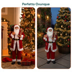 Decorazione natalizia Babbo Natale – Stile classico, perfetta per ingresso e soggiorno