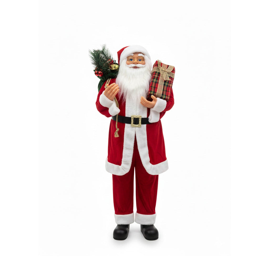 Decorazione natalizia Babbo Natale – Stile classico, perfetta per ingresso e soggiorno