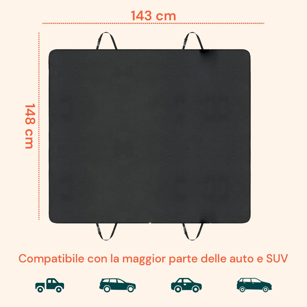 Coprisedile Auto per Animali – Impermeabile e Facile da Installare