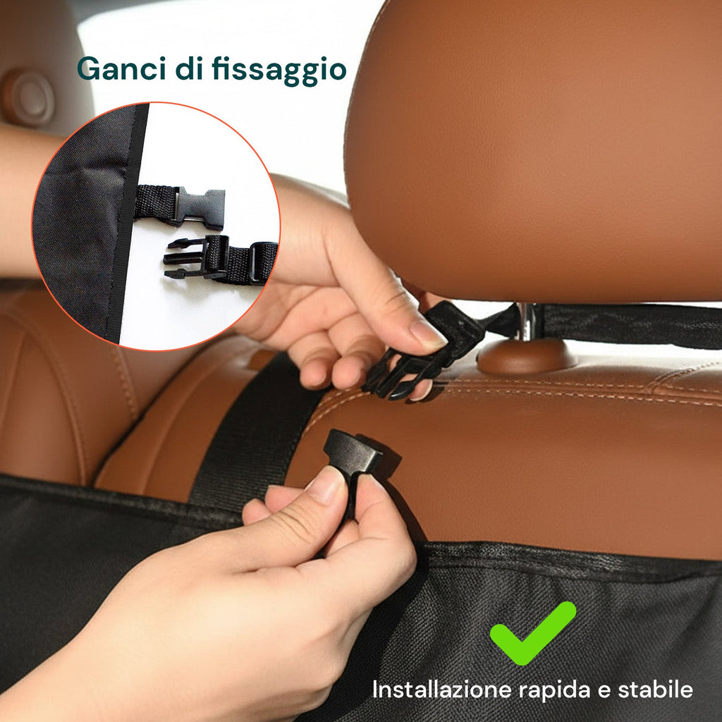 Coprisedile Auto per Animali – Impermeabile e Facile da Installare