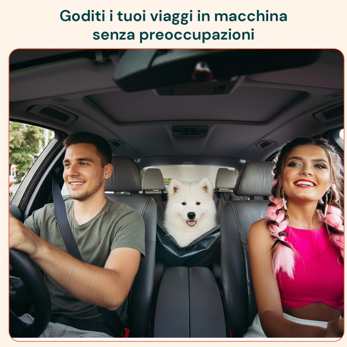 Coprisedile Auto per Animali – Impermeabile e Facile da Installare