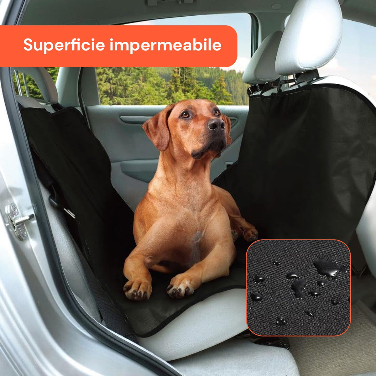 Coprisedile Auto per Animali – Impermeabile e Facile da Installare