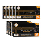 Guanti in nitrile neri senza polvere – Set da 100/1000 pz Taglia M/L