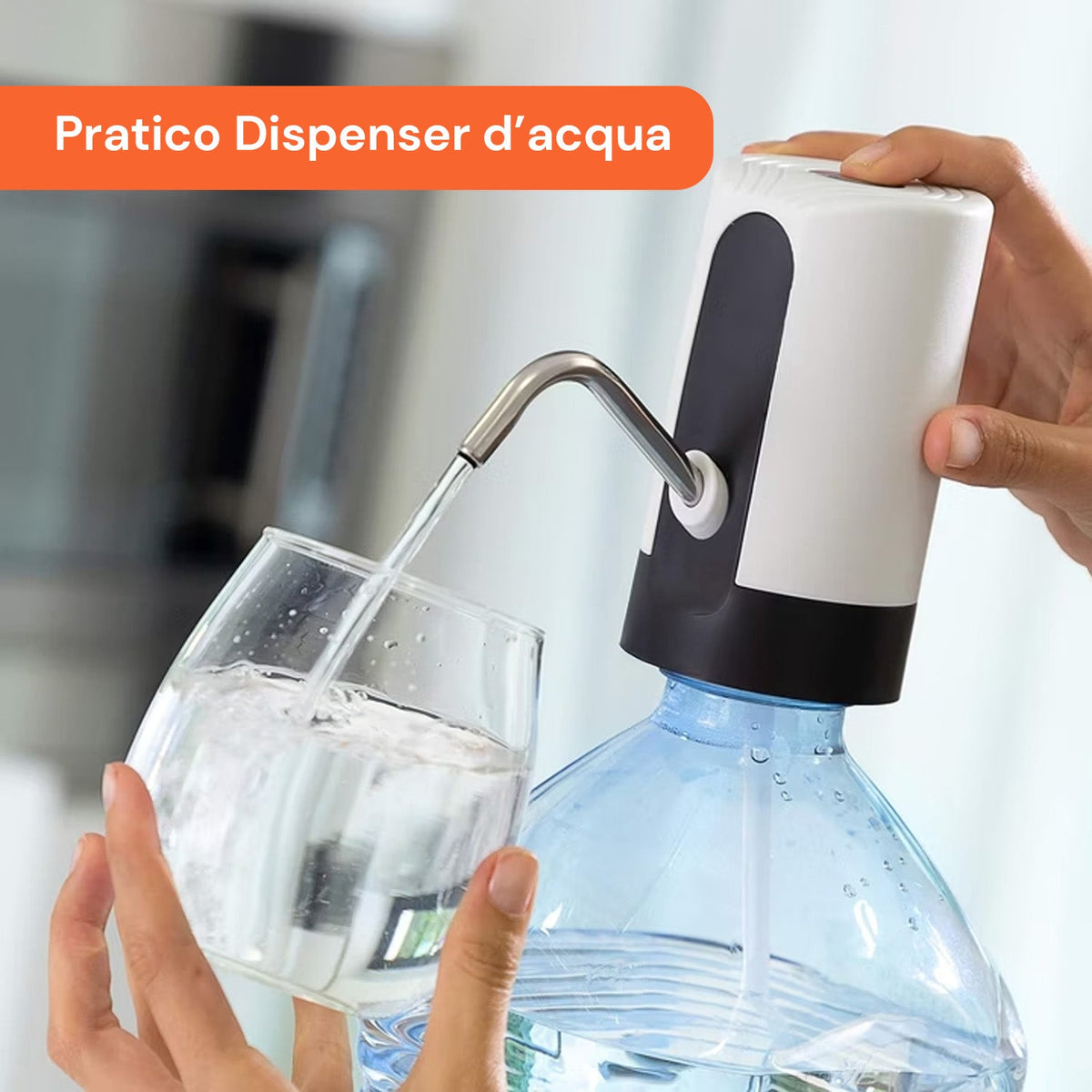Pompa Erogatore per Boccioni – Dispenser Acqua Elettrico USB Compatibile 5/8/20L