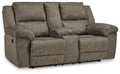 Divanetto reclinabile doppio Laresview Fossil con console