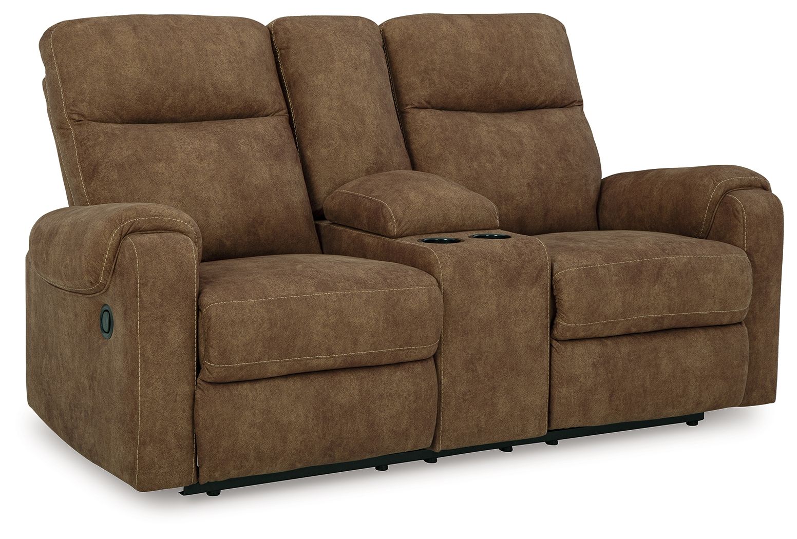Divanetto Reclinabile Doppio Edenwold Brindle Con Consolle
