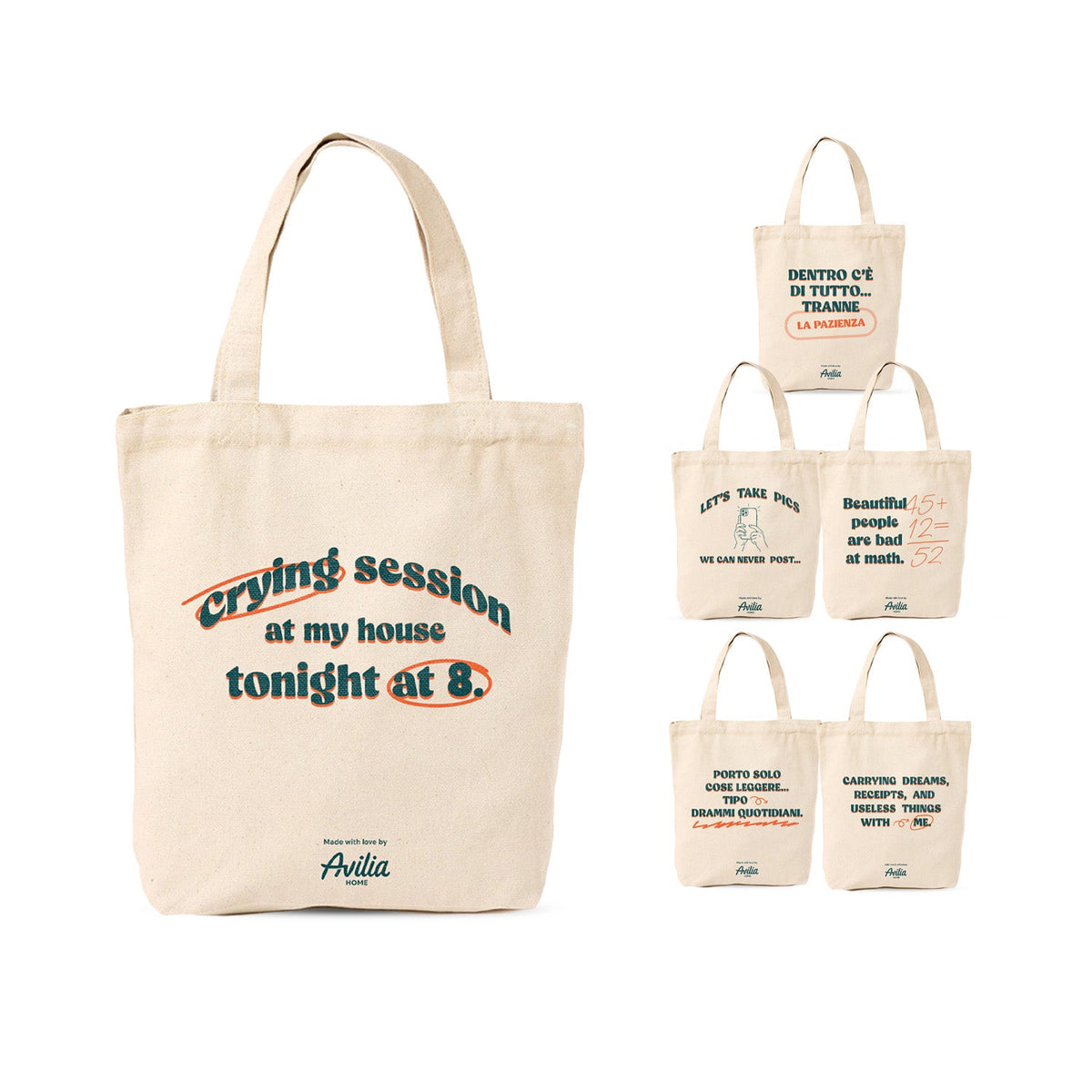 Borsa shopper riutilizzabile 35x40 cm in cotone e poliestere