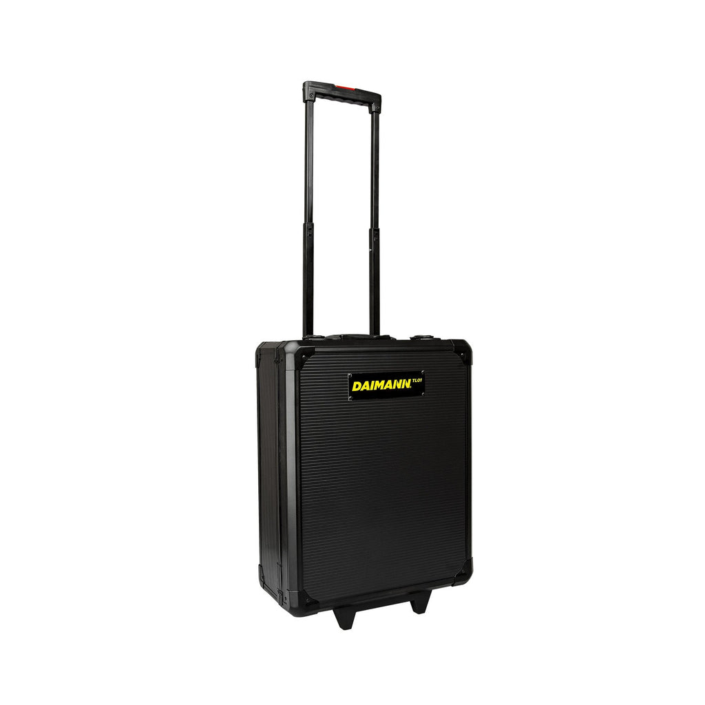 Set di attrezzi professionale da 699 pezzi in valigetta trolley – CraftyCart Nero