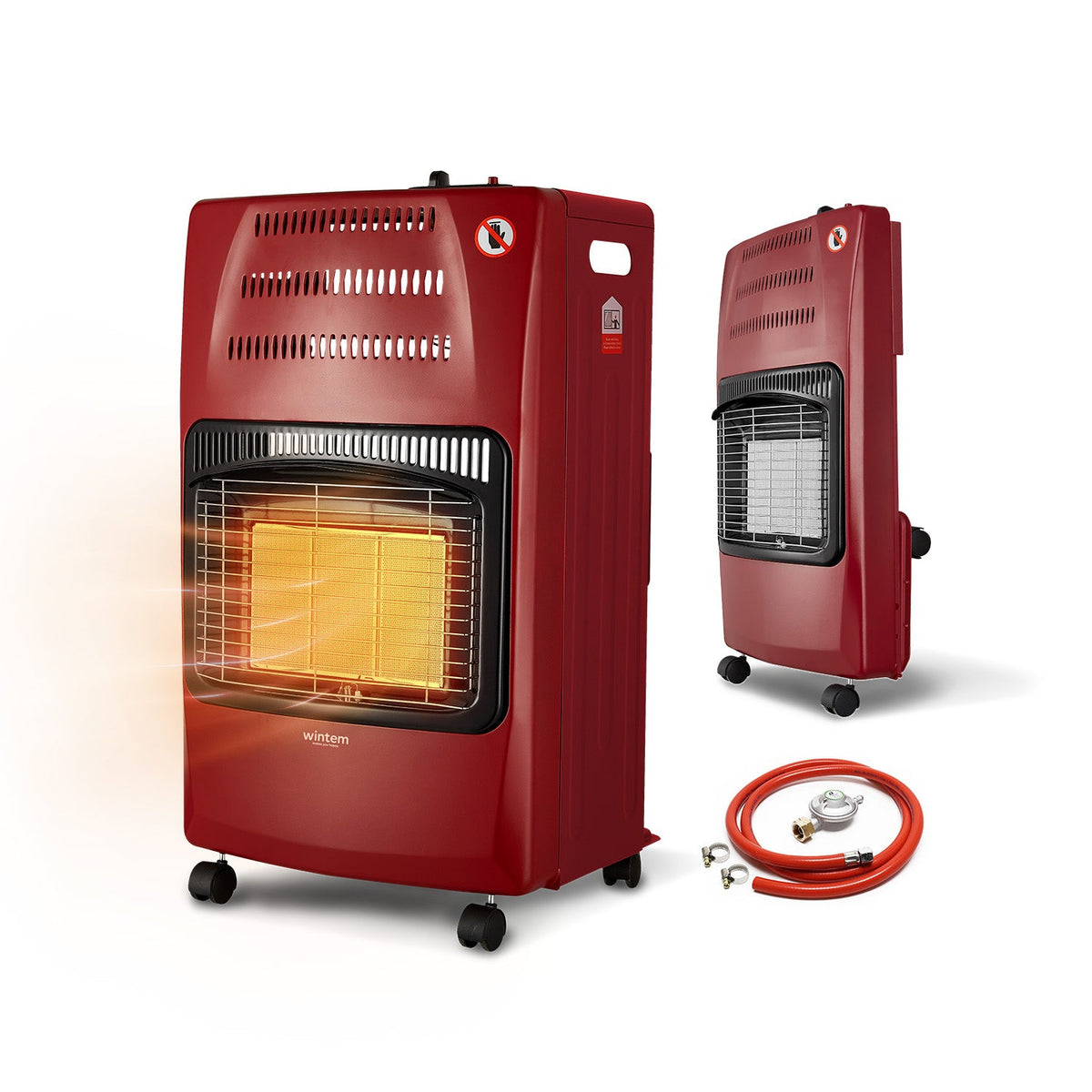 Buddy Stufa a Gas Pieghevole – Potenza 4,2kW con 3 Livelli di Riscaldamento