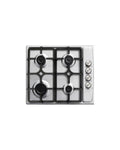 Piano Cottura a Gas da Incasso in Acciaio Inox da 60 cm con 4 Bruciatori