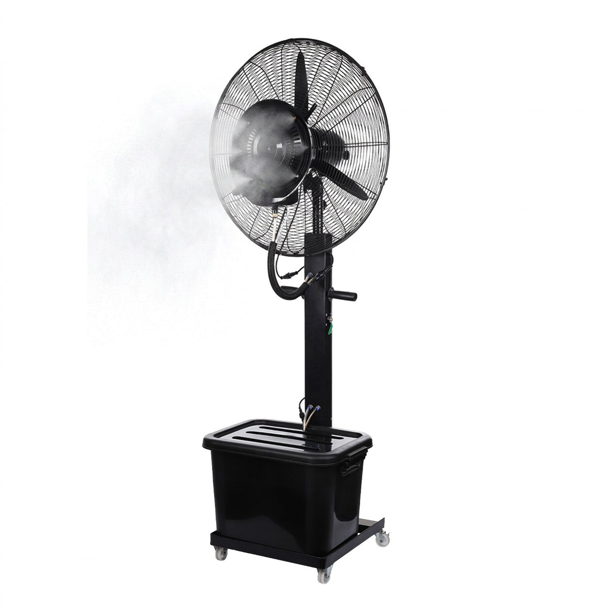 Ventilatore Nebulizzatore Industriale 230W con Pale in Alluminio 65 cm - 3 Velocità di Oscillazione