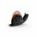 Porta Zampirone a forma di Lumaca – Supporto per Spirali Antizanzare in ABS Ignifugo – Con Base Raccogli Cenere – Design Universale Riutilizzabile – Dimensioni 18x3,2x7,5cm