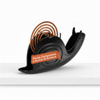 Porta Zampirone a forma di Lumaca – Supporto per Spirali Antizanzare in ABS Ignifugo – Con Base Raccogli Cenere – Design Universale Riutilizzabile – Dimensioni 18x3,2x7,5cm