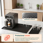 Tappetino Pieghevole in Silicone 2 in 1 con Bordi Alti – Impermeabile e Antipolvere con Base Antiscivolo