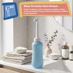 Bidet Portatile Post Partum in EVA, 450ml con Ugello Angolato a 60° e Retrattile