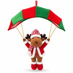 Paracadute Natalizio da Appendere 80 cm con Personaggio Natalizio, 4 soggetti assortiti