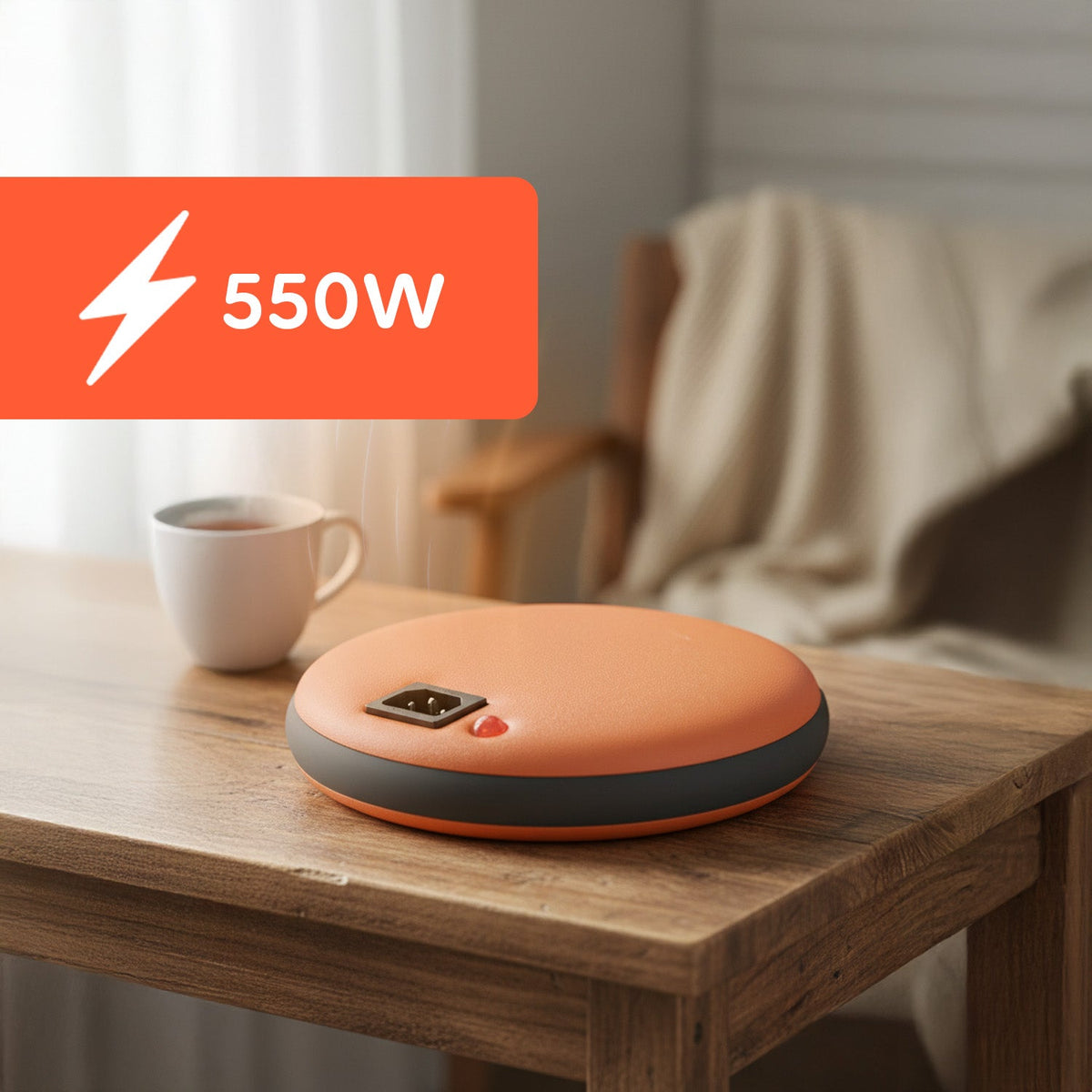 Scaldino Elettrico Rigido Cupido per Mani e Corpo 550W con Autonomia 3 Ore