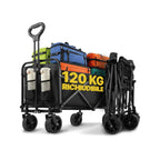 Carrello Pieghevole da Esterno Taglia L 90Kg / Taglia XL 120Kg con Ruote