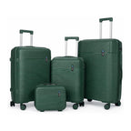 Set 3 Trolley Rigidi da Viaggio + Beauty Case con 4 Ruote Multidirezionali (56-66-76 cm)