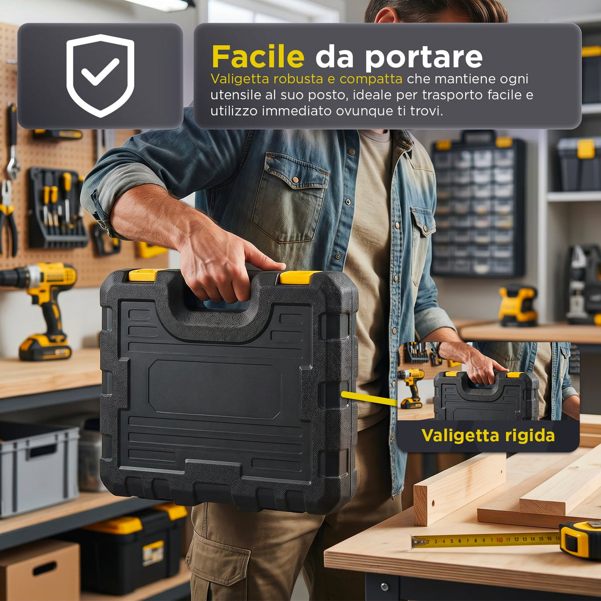 Set Cacciaviti Magnetici Professionali 43 Pezzi con Valigetta – Kit Giraviti con Magnetizzatore e Smagnetizzatore