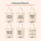 Borsa shopper riutilizzabile 35x40 cm in cotone e poliestere