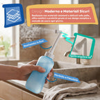 Bidet Portatile Post Partum in EVA, 450ml con Ugello Angolato a 60° e Retrattile