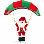 Paracadute Natalizio da Appendere 80 cm con Personaggio Natalizio, 4 soggetti assortiti